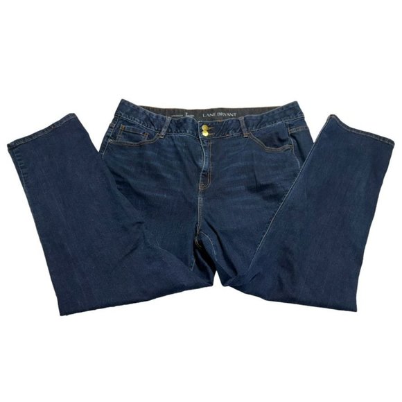 Layne Bryant Straight Cut Jeans Size 22 Short Blue - Picture 1 of 11